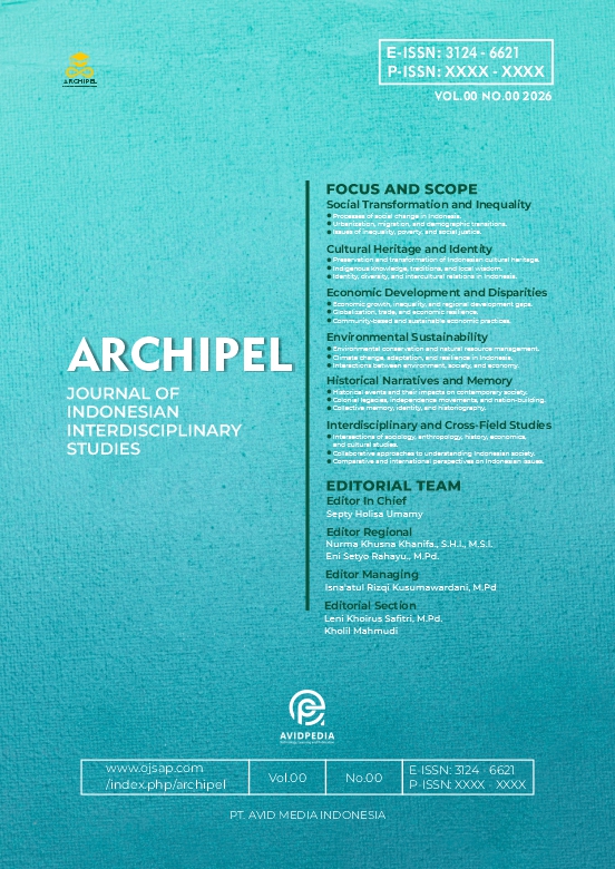 					View Vol. 1 No. 9 (2026): Archipel - May
				